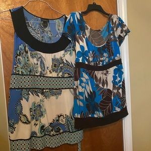 Nice tie back blouses can be worn with jeans